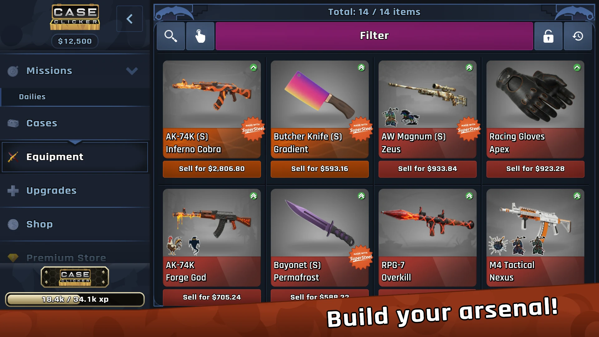 Case Clicker Revival screenshot